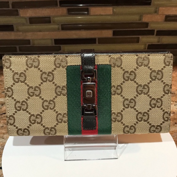 GUCCI Jackie Lock Continental Wallet ๐๐ฅ - Picture 9 of 17